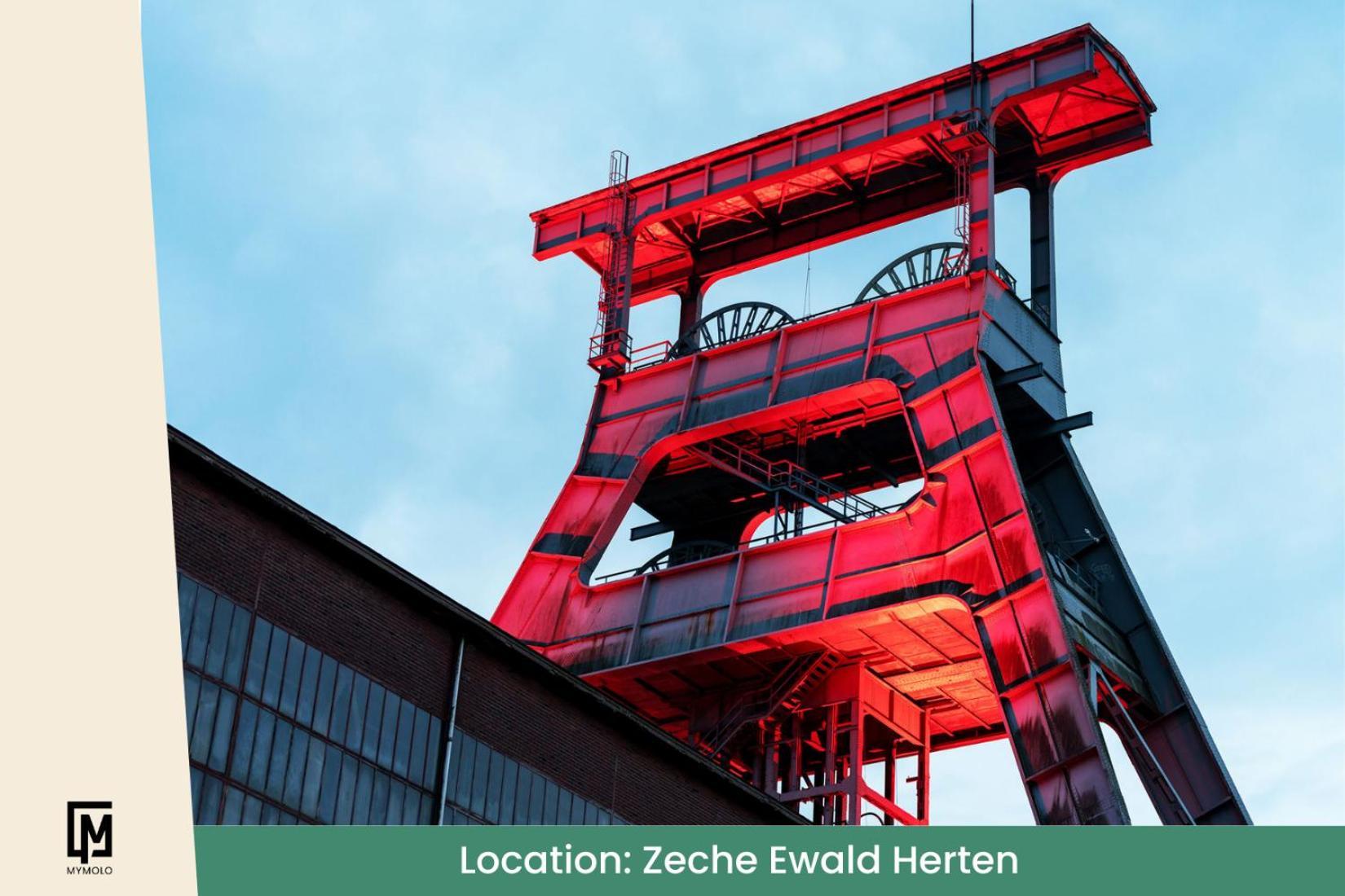 Glamping In Der Zeche Ewald Herten Хертен Экстерьер фото