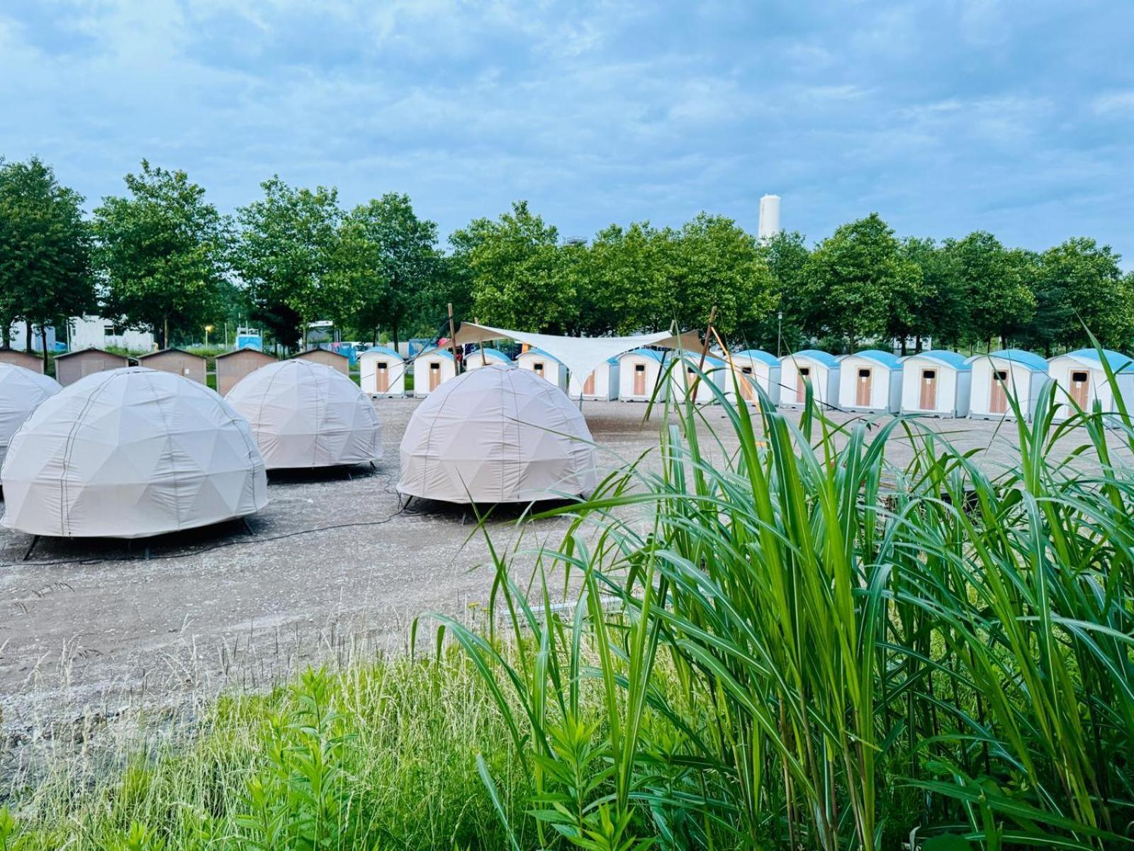 Glamping In Der Zeche Ewald Herten Хертен Экстерьер фото